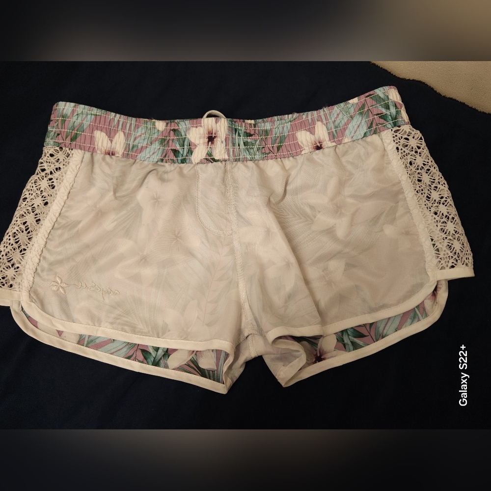 Raya Sun Lilac Floral Swim Shorts Size XL.   #C03 - Picture 4 of 12